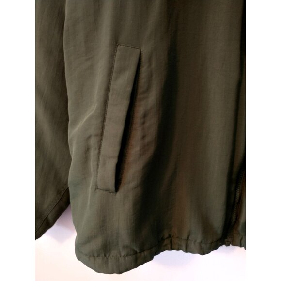 Duluth Trading Co. Men's Jacket Full Zip Green Nylon Fleece Lined Warm Coat - XL - Picture 3 of 9